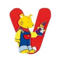 Best Sale 🧨 Goki Holzbuchstabe V - Tiger 🔥