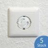 Discount 🧨 Hartig + Helling Steckdosenabdeckung 5 Stück - Weiß 🧨