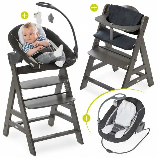 Coupon 👏 Hauck Alpha Charcoal Selectline Newborn Set Deluxe - 4-tlg. Hochstuhl + 2in1 Neugeborenenaufsatz (verstellbar) + Sitzpolster 🛒 1 Coupon 👏 Hauck Alpha Charcoal Selectline Newborn Set Deluxe - 4-tlg. Hochstuhl + 2in1 Neugeborenenaufsatz (verstellbar) + Sitzpolster 🛒