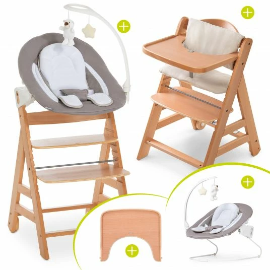 Discount ⌛ Hauck Alpha Move Natur Newborn Set - 5-tlg. Hochstuhl + Aufsatz & Wippe Deluxe, Essbrett, Sitzkissen - Sand ✔️ 1 Discount ⌛ Hauck Alpha Move Natur Newborn Set - 5-tlg. Hochstuhl + Aufsatz & Wippe Deluxe, Essbrett, Sitzkissen - Sand ✔️