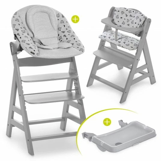 Wholesale ⭐ Hauck Alpha Plus Grau XL Newborn Set - Hochstuhl + 2n1 Aufsatz + Alpha Tray Essbrett + Sitzauflage - Nordic Grey ⌛ 1 Wholesale ⭐ Hauck Alpha Plus Grau XL Newborn Set - Hochstuhl + 2n1 Aufsatz + Alpha Tray Essbrett + Sitzauflage - Nordic Grey ⌛