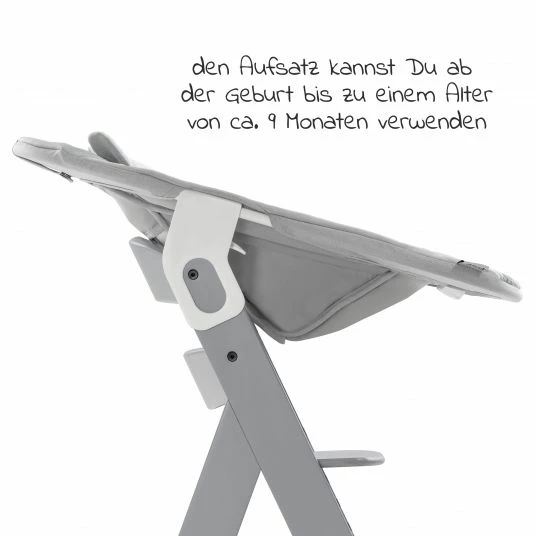 Best Sale 🎉 Hauck Alpha Plus Grey Newborn Set Pastell Bear - 4-tlg. Hochstuhl + Neugeborenenaufsatz + Sitzkissen Grau 🌟 5 Best Sale 🎉 Hauck Alpha Plus Grey Newborn Set Pastell Bear - 4-tlg. Hochstuhl + Neugeborenenaufsatz + Sitzkissen Grau 🌟 - Image 5