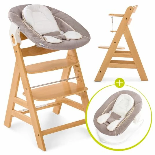 Cheap 🧨 Hauck Alpha Plus Natur Newborn Set - 3-piece high chair + newborn insert & bouncer Stretch Beige 🧨 1 Cheap 🧨 Hauck Alpha Plus Natur Newborn Set - 3-piece high chair + newborn insert & bouncer Stretch Beige 🧨