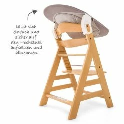 Cheapest 🎉 Hauck Alpha Plus Natur Newborn Set - 4-piece high chair + newborn insert & bouncer stretch beige + seat cushion 🎉 9 Cheapest 🎉 Hauck Alpha Plus Natur Newborn Set - 4-piece high chair + newborn insert & bouncer stretch beige + seat cushion 🎉 -Live & Sleep Sales hauck alpha plus natur newborn set 4 tlg hochstuhl neugeboreneneinsatz wippe stretch beige sitzpolster 1079 1987 7880 d3