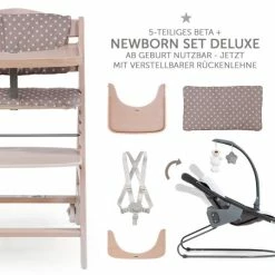Live & Sleep Sales -Live & Sleep Sales hauck beta plus whitewashed newborn set deluxe 5 tlg hochstuhl 2in1 neugeboreneneinsatz essbrett sitzpolster 3103 1857 d1