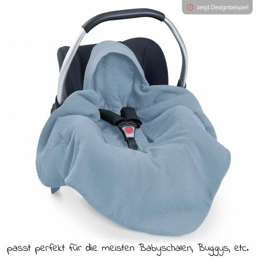 Best Pirce 🥰 Hauck Einschlagdecke / Kuscheldecke Snuggle So Cosy - Dusty Blue 🤩 5 Best Pirce 🥰 Hauck Einschlagdecke / Kuscheldecke Snuggle So Cosy - Dusty Blue 🤩 - Image 5