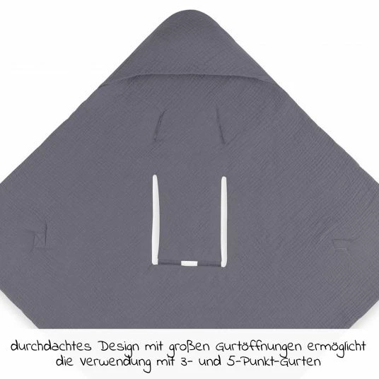 Best Pirce π Hauck Einschlagdecke / Kuscheldecke Snuggle So Cosy - Stone β 4 Best Pirce π Hauck Einschlagdecke / Kuscheldecke Snuggle So Cosy - Stone β - Image 4