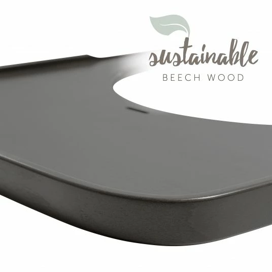 Discount 👍 Hauck Essbrett & Tisch aus Holz für Alpha Hochstühle (Wooden Tray) - Charcoal 🌟 5 Discount 👍 Hauck Essbrett & Tisch aus Holz für Alpha Hochstühle (Wooden Tray) - Charcoal 🌟 - Image 5