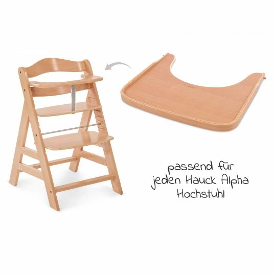 Wholesale 🎉 Hauck Essbrett & Tisch aus Holz für Alpha Hochstühle (Wooden Tray) - Natur ⭐ 2 Wholesale 🎉 Hauck Essbrett & Tisch aus Holz für Alpha Hochstühle (Wooden Tray) - Natur ⭐ - Image 2