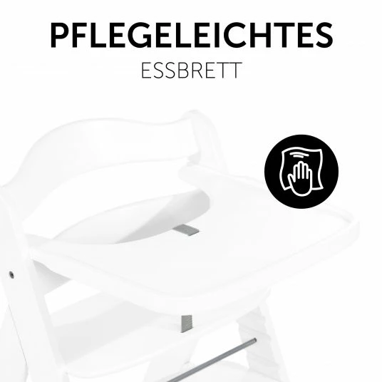 Deals 💯 Hauck Essbrett und Tisch aus Holz für Alpha Hochstühle (Wooden Tray) - Weiß ✔️ 6 Deals 💯 Hauck Essbrett und Tisch aus Holz für Alpha Hochstühle (Wooden Tray) - Weiß ✔️ - Image 6