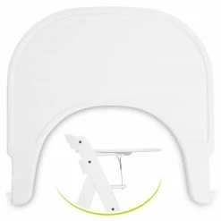 Outlet 🎁 Hauck Essbrett und Tisch für Alpha Hochstuhl (Click Tray) - White / Weiss 😍