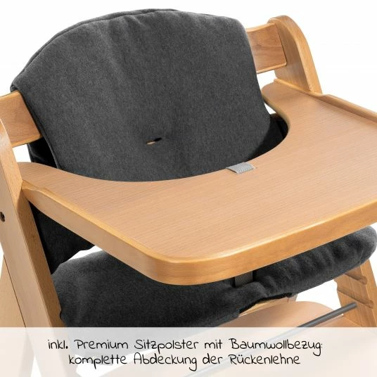 Wholesale ⭐ Hauck Hochstuhl Alpha Move Natur - im Sparset inkl. Essbrett, Sitzkissen Jersey Charcoal und 2x Silikonteller 🧨 3 Wholesale ⭐ Hauck Hochstuhl Alpha Move Natur - im Sparset inkl. Essbrett, Sitzkissen Jersey Charcoal und 2x Silikonteller 🧨 - Image 3