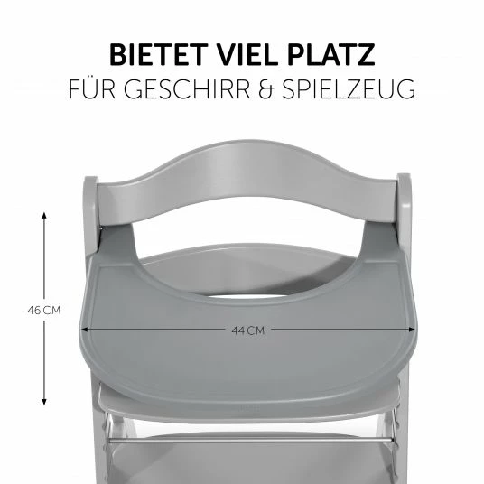 Wholesale 🌟 Hauck Hochstuhl Alpha Plus Grau - im Sparset inkl. Essbrett Click Tray + Sitzkissen Nordic Grey ❤️ 5 Wholesale 🌟 Hauck Hochstuhl Alpha Plus Grau - im Sparset inkl. Essbrett Click Tray + Sitzkissen Nordic Grey ❤️ - Image 5