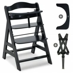Top 10 โญ Hauck Hochstuhl Alpha Plus - inkl. 5-Punkt-Gurt und Schutzbรผgel (mitwachsed & hรถhenverstellbar) - Black ๐คฉ