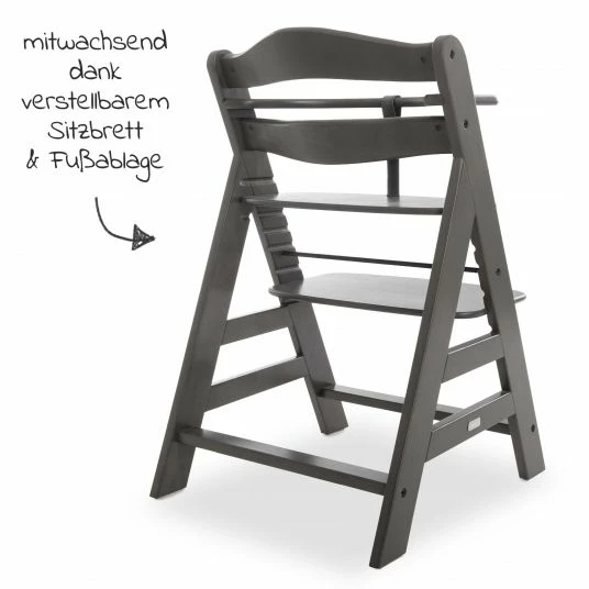 Best Sale π₯° Hauck Hochstuhl Alpha Plus Select - Charcoal / Dunkelgrau π 4 Best Sale π₯° Hauck Hochstuhl Alpha Plus Select - Charcoal / Dunkelgrau π - Image 4