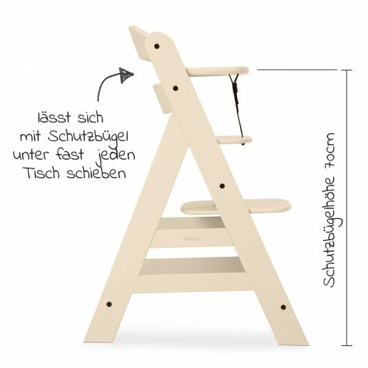 Outlet β¨ Hauck Hochstuhl Alpha Plus - Vanilla π 2 Outlet β¨ Hauck Hochstuhl Alpha Plus - Vanilla π - Image 2