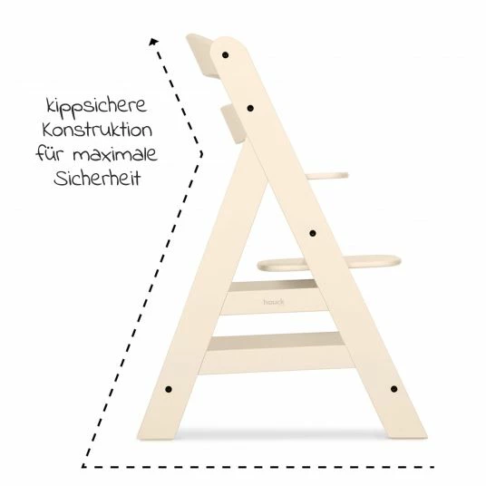 Outlet β¨ Hauck Hochstuhl Alpha Plus - Vanilla π 6 Outlet β¨ Hauck Hochstuhl Alpha Plus - Vanilla π - Image 6
