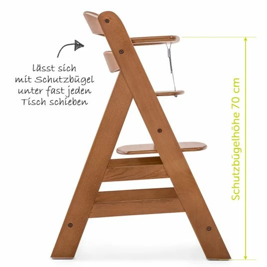 Wholesale π Hauck Alpha Plus High Chair - Walnut π 2 Wholesale π Hauck Alpha Plus High Chair - Walnut π - Image 2