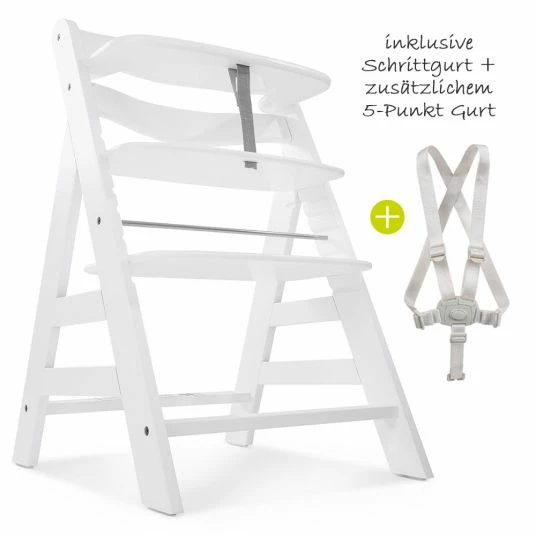 Best Sale ⭐ Hauck High Chair Alpha Plus - White 😉 5 Best Sale ⭐ Hauck High Chair Alpha Plus - White 😉 - Image 5