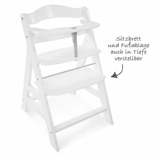 Best Sale ⭐ Hauck High Chair Alpha Plus - White 😉 6 Best Sale ⭐ Hauck High Chair Alpha Plus - White 😉 - Image 6