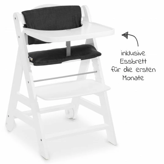 Cheap ⭐ Hauck Hochstuhl Beta Plus White - inkl. Essbrett, Sitzkissen und Rollen - Weiß 👍 2 Cheap ⭐ Hauck Hochstuhl Beta Plus White - inkl. Essbrett, Sitzkissen und Rollen - Weiß 👍 - Image 2