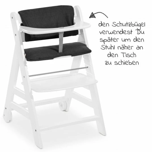 Cheap ⭐ Hauck Hochstuhl Beta Plus White - inkl. Essbrett, Sitzkissen und Rollen - Weiß 👍 3 Cheap ⭐ Hauck Hochstuhl Beta Plus White - inkl. Essbrett, Sitzkissen und Rollen - Weiß 👍 - Image 3
