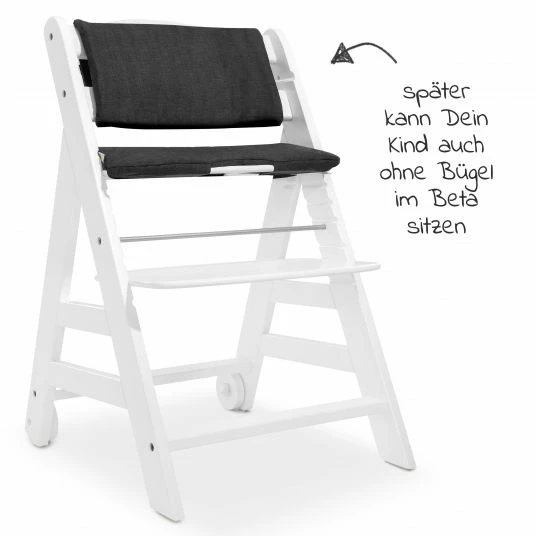 Cheap ⭐ Hauck Hochstuhl Beta Plus White - inkl. Essbrett, Sitzkissen und Rollen - Weiß 👍 4 Cheap ⭐ Hauck Hochstuhl Beta Plus White - inkl. Essbrett, Sitzkissen und Rollen - Weiß 👍 - Image 4