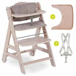 Deals 👏 Hauck High Chair Beta Plus - Whitewashed Dots ✔️