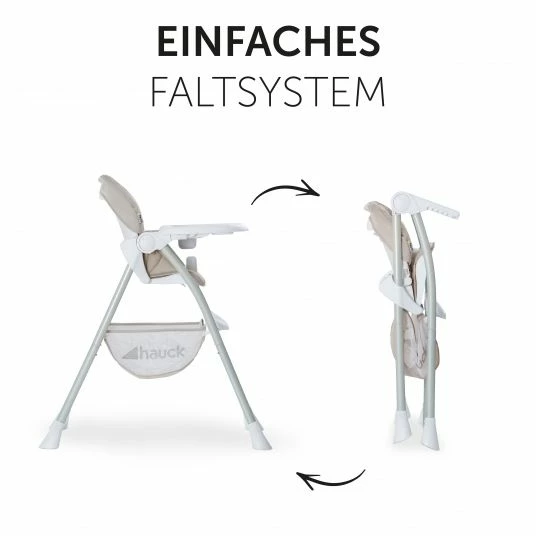 Deals ✔️ Hauck Hochstuhl Sit N Fold (mit Essbrett, klappbar) - Beige - Collection 2022 🔔 2 Deals ✔️ Hauck Hochstuhl Sit N Fold (mit Essbrett, klappbar) - Beige - Collection 2022 🔔 - Image 2