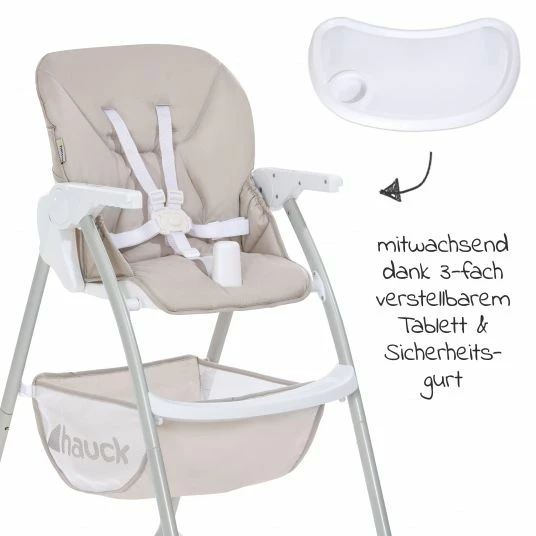 Deals ✔️ Hauck Hochstuhl Sit N Fold (mit Essbrett, klappbar) - Beige - Collection 2022 🔔 4 Deals ✔️ Hauck Hochstuhl Sit N Fold (mit Essbrett, klappbar) - Beige - Collection 2022 🔔 - Image 4