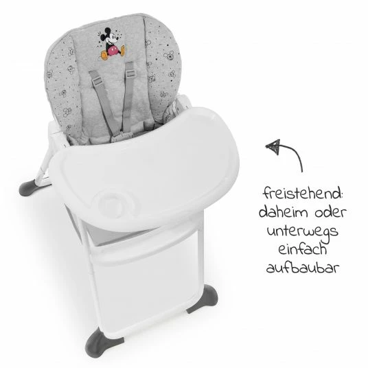 Discount โ Hauck Hochstuhl Sit N Fold (mit Essbrett, klappbar) - Disney - Mickey Mouse Grey ๐ 3 Discount โ Hauck Hochstuhl Sit N Fold (mit Essbrett, klappbar) - Disney - Mickey Mouse Grey ๐ - Image 3