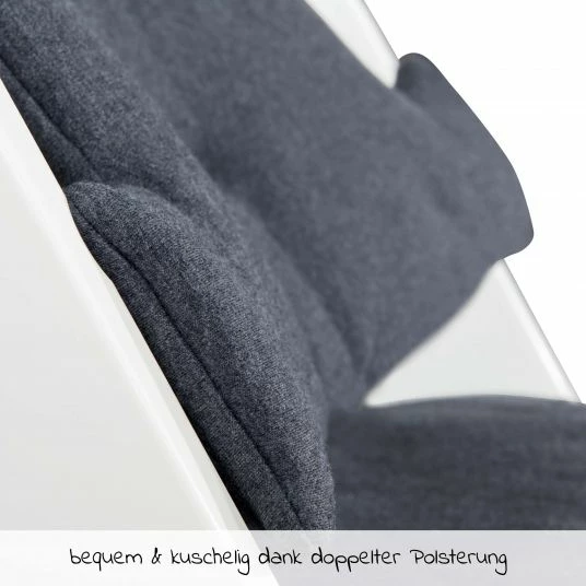 Wholesale 🎉 Hauck Hochstuhlauflage Deluxe - Select Line - Jersey Charcoal 💯 5 Wholesale 🎉 Hauck Hochstuhlauflage Deluxe - Select Line - Jersey Charcoal 💯 - Image 5