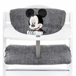 Outlet ๐ Hauck Highchair cushion & seat reducer - Disney Deluxe - Mickey Grey ๐