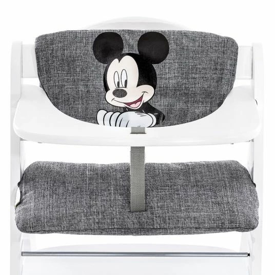 Outlet 🌟 Hauck Highchair cushion & seat reducer - Disney Deluxe - Mickey Grey 😍 1 Outlet 🌟 Hauck Highchair cushion & seat reducer - Disney Deluxe - Mickey Grey 😍