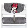 Cheap 😀 Hauck Highchair cushion & seat reducer - Disney Deluxe - Minnie Grey 👏