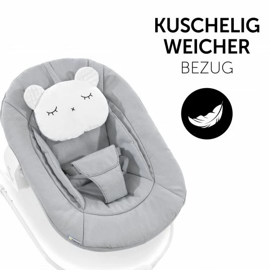 Hot Sale 🤩 Hauck Neugeborenenaufsatz & Wippe für Alpha / Beta Hochstuhl - Bouncer 2in1 - Pastell Bear 🛒 6 Hot Sale 🤩 Hauck Neugeborenenaufsatz & Wippe für Alpha / Beta Hochstuhl - Bouncer 2in1 - Pastell Bear 🛒 - Image 6