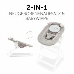 Brand new 🔥 Hauck Neugeborenenaufsatz & Wippe für Alpha / Beta Hochstuhl - Bouncer 2in1 - Powder Bunny ✔️ -Live & Sleep Sales hauck neugeborenenaufsatz wippe fur alpha beta hochstuhl bouncer 2in1 powder bunny 661826 d2