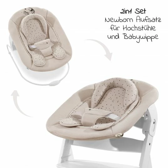 Outlet 🤩 Hauck Neugeborenenaufsatz & Wippe für Alpha Hochstuhl Bouncer 2in1 - Disney - Winnie the Pooh Beige 🔥 2 Outlet 🤩 Hauck Neugeborenenaufsatz & Wippe für Alpha Hochstuhl Bouncer 2in1 - Disney - Winnie the Pooh Beige 🔥 - Image 2