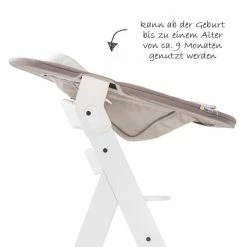 Coupon ⭐ Hauck Newborn top & rocker for Alpha highchair - Bouncer 2in1 - Stretch Beige 💯 -Live & Sleep Sales hauck neugeborenenaufsatz wippe fur alpha hochstuhl bouncer 2in1 stretch beige 661987 d3