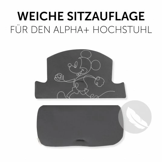 Top 10 👍 Hauck Sitzkissen / Hochstuhlauflage für Alpha Hochstuhl Highchair Pad Select - Disney - Mickey Mouse Anthracite 🔥 2 Top 10 👍 Hauck Sitzkissen / Hochstuhlauflage für Alpha Hochstuhl Highchair Pad Select - Disney - Mickey Mouse Anthracite 🔥 - Image 2