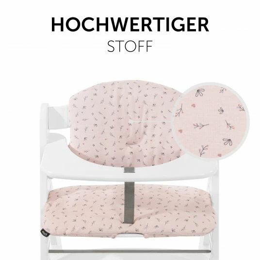 Top 10 💯 Hauck Sitzkissen / Hochstuhlauflage für Alpha Hochstuhl - Highchair Pad Select - Jersey Flowers Rose 💯 3 Top 10 💯 Hauck Sitzkissen / Hochstuhlauflage für Alpha Hochstuhl - Highchair Pad Select - Jersey Flowers Rose 💯 - Image 3