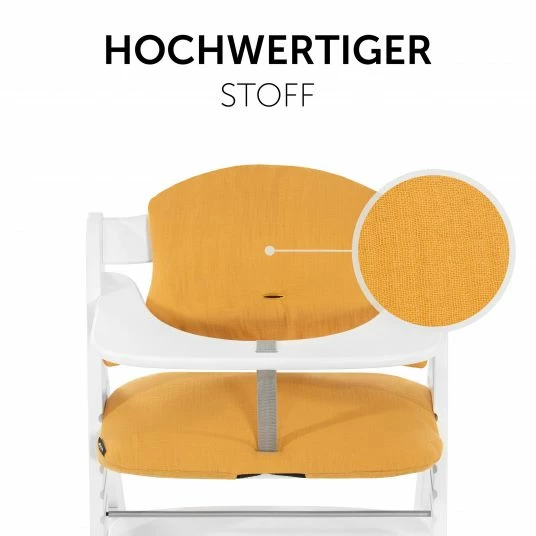 Coupon ❤️ Hauck Sitzkissen / Hochstuhlauflage für Alpha Hochstuhl - Highchair Pad Select - Muslin Honey 😍 4 Coupon ❤️ Hauck Sitzkissen / Hochstuhlauflage für Alpha Hochstuhl - Highchair Pad Select - Muslin Honey 😍 - Image 4