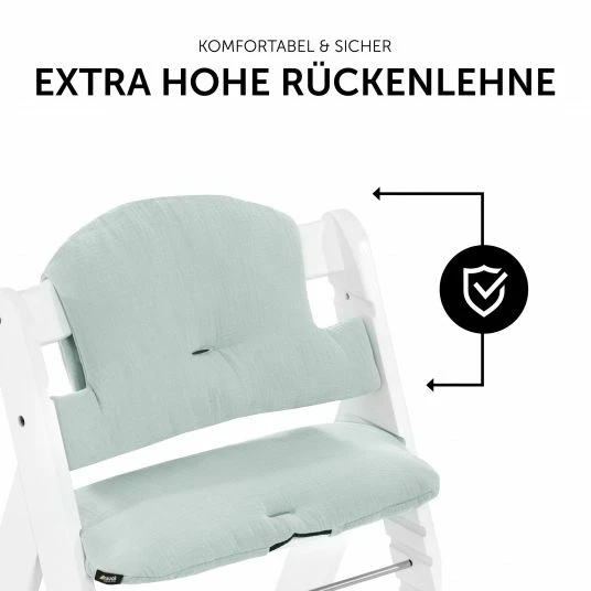 Cheapest 🤩 Hauck Sitzkissen / Hochstuhlauflage für Alpha Hochstuhl - Highchair Pad Select - Muslin Mint 👏 4 Cheapest 🤩 Hauck Sitzkissen / Hochstuhlauflage für Alpha Hochstuhl - Highchair Pad Select - Muslin Mint 👏 - Image 4