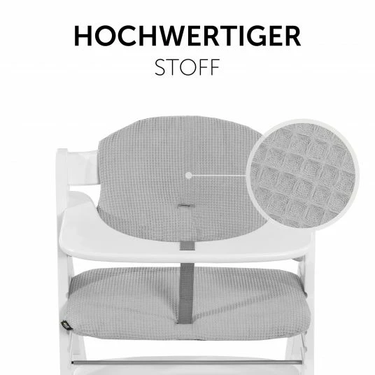 Cheap 👍 Hauck Sitzkissen / Hochstuhlauflage für Alpha Hochstuhl - Highchair Pad Select - Waffle Pique Grey 😉 4 Cheap 👍 Hauck Sitzkissen / Hochstuhlauflage für Alpha Hochstuhl - Highchair Pad Select - Waffle Pique Grey 😉 - Image 4