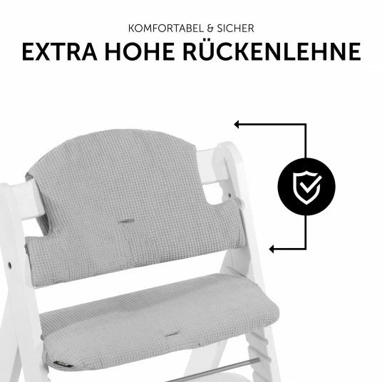 Cheap 👍 Hauck Sitzkissen / Hochstuhlauflage für Alpha Hochstuhl - Highchair Pad Select - Waffle Pique Grey 😉 5 Cheap 👍 Hauck Sitzkissen / Hochstuhlauflage für Alpha Hochstuhl - Highchair Pad Select - Waffle Pique Grey 😉 - Image 5