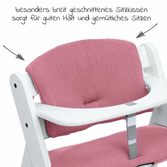 Promo 🛒 Hauck Sitzkissen / Hochstuhlauflage Highchair Pad für Alpha Plus Hochstuhl - Berry 😉 3 Promo 🛒 Hauck Sitzkissen / Hochstuhlauflage Highchair Pad für Alpha Plus Hochstuhl - Berry 😉 - Image 3