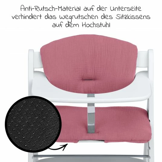 Promo 🛒 Hauck Sitzkissen / Hochstuhlauflage Highchair Pad für Alpha Plus Hochstuhl - Berry 😉 5 Promo 🛒 Hauck Sitzkissen / Hochstuhlauflage Highchair Pad für Alpha Plus Hochstuhl - Berry 😉 - Image 5