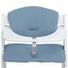 Flash Sale 🎁 Hauck Sitzkissen / Hochstuhlauflage Highchair Pad für Alpha Plus Hochstuhl - Dusty Blue 🎉