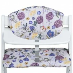 Brand new โจ Hauck Sitzkissen / Hochstuhlauflage Highchair Pad fรผr Alpha Plus Hochstuhl - Floral Beige ๐