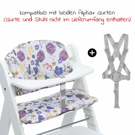 Brand new ✨ Hauck Sitzkissen / Hochstuhlauflage Highchair Pad für Alpha Plus Hochstuhl - Floral Beige 😀 4 Brand new ✨ Hauck Sitzkissen / Hochstuhlauflage Highchair Pad für Alpha Plus Hochstuhl - Floral Beige 😀 - Image 4